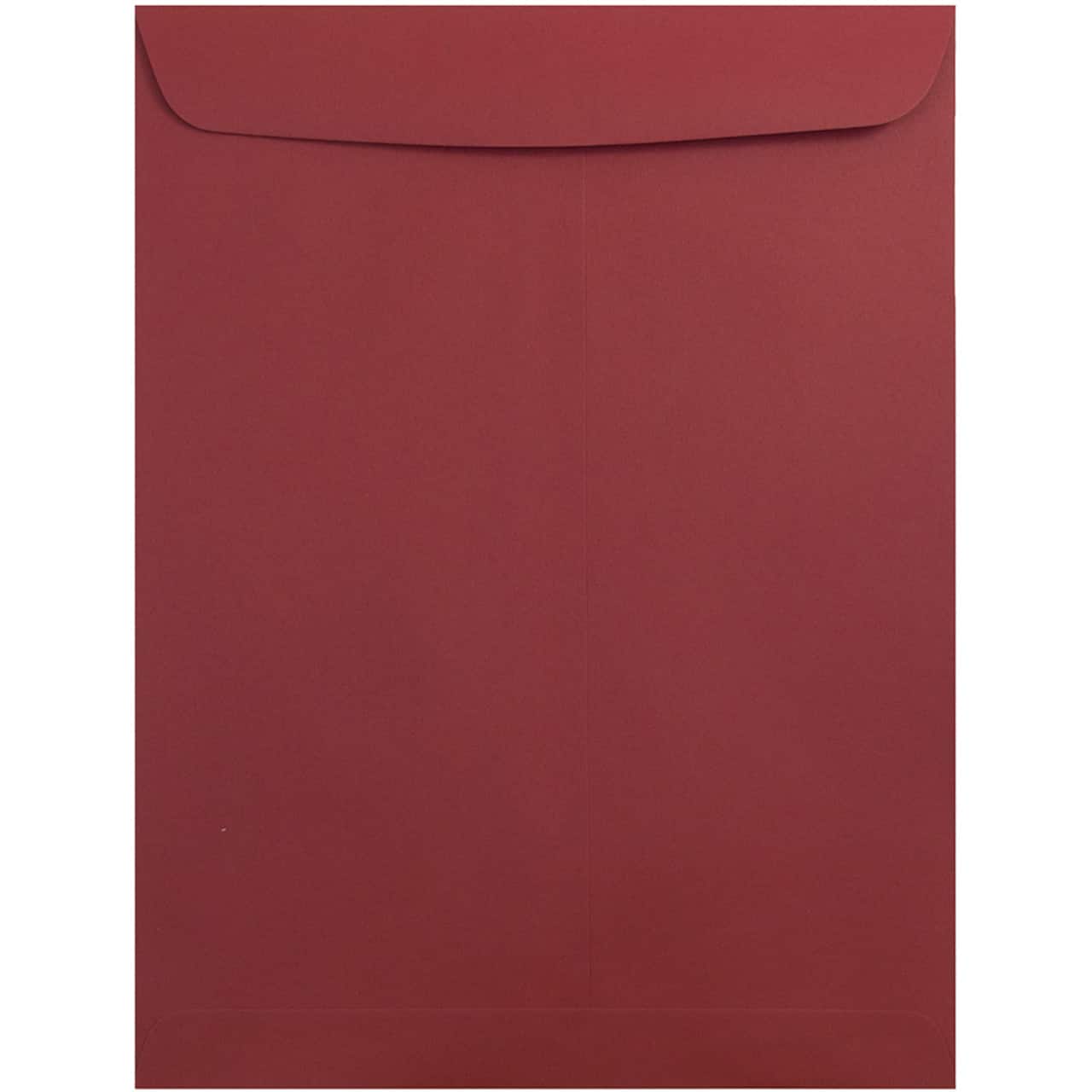 JAM Paper 10" x 13" Dark Red Open End Catalog Premium Envelopes